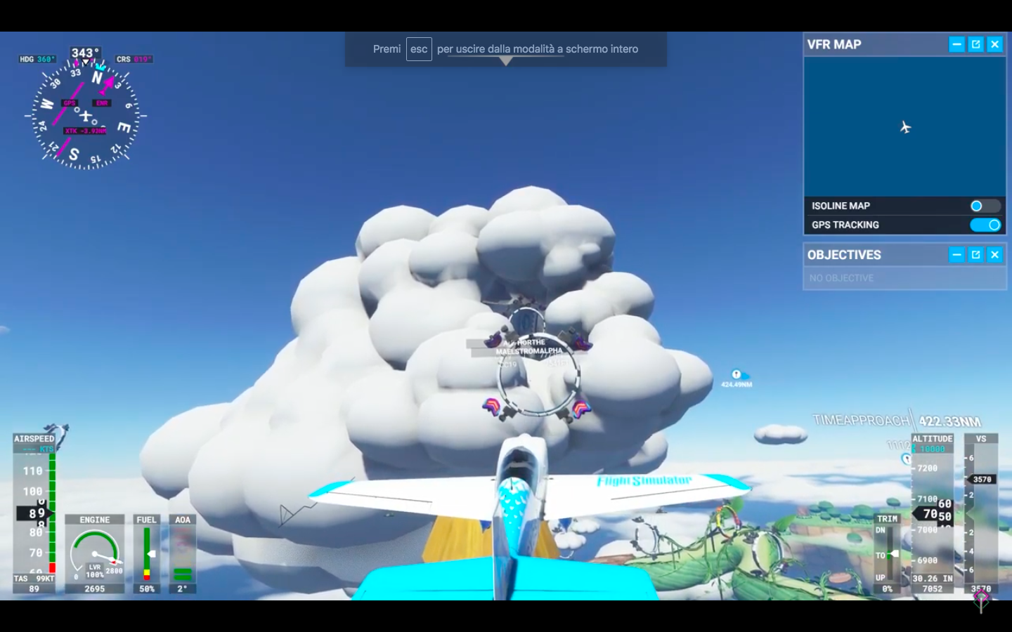 Microsoft Flight Mario Kart