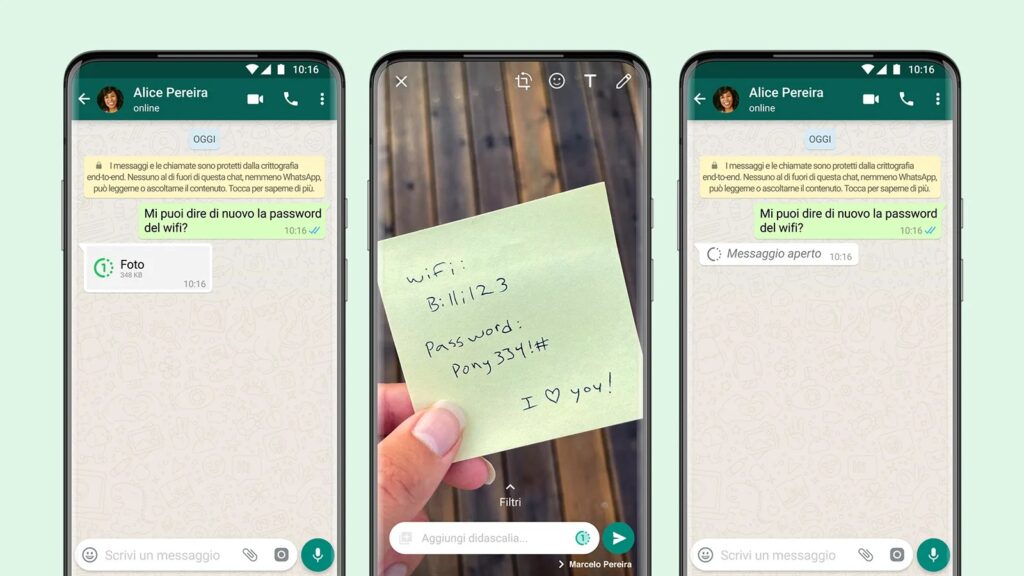 WhatsApp Una Volta