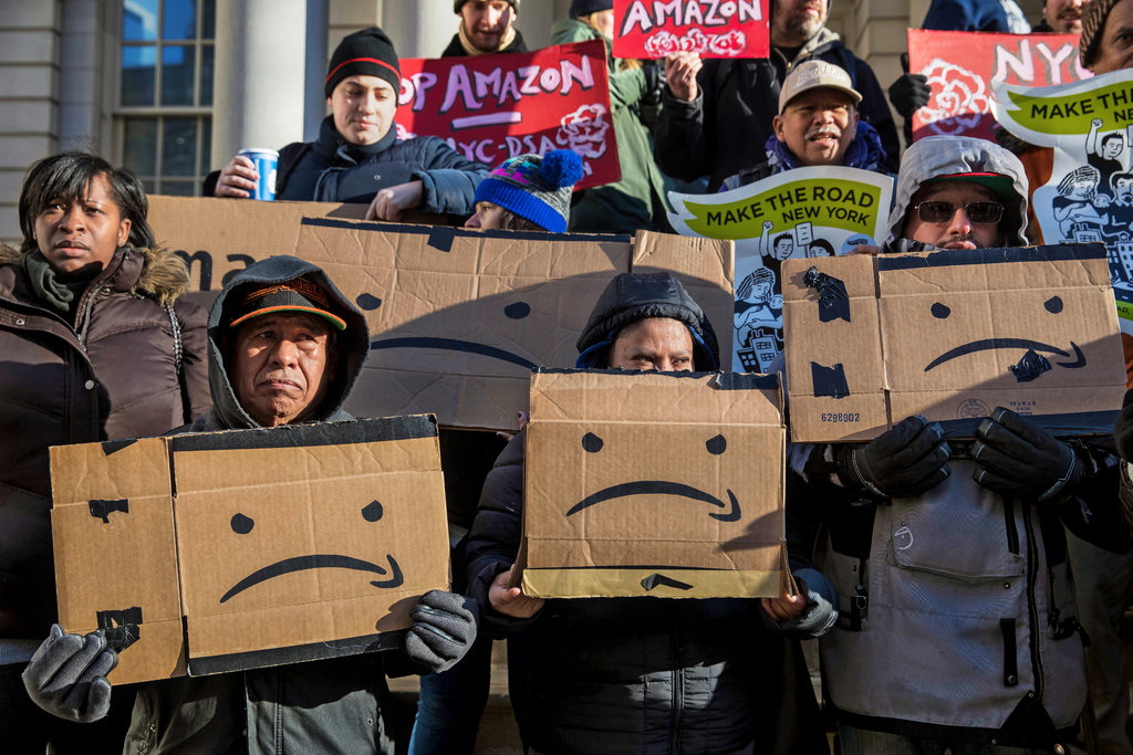 amazon proteste dipendenti