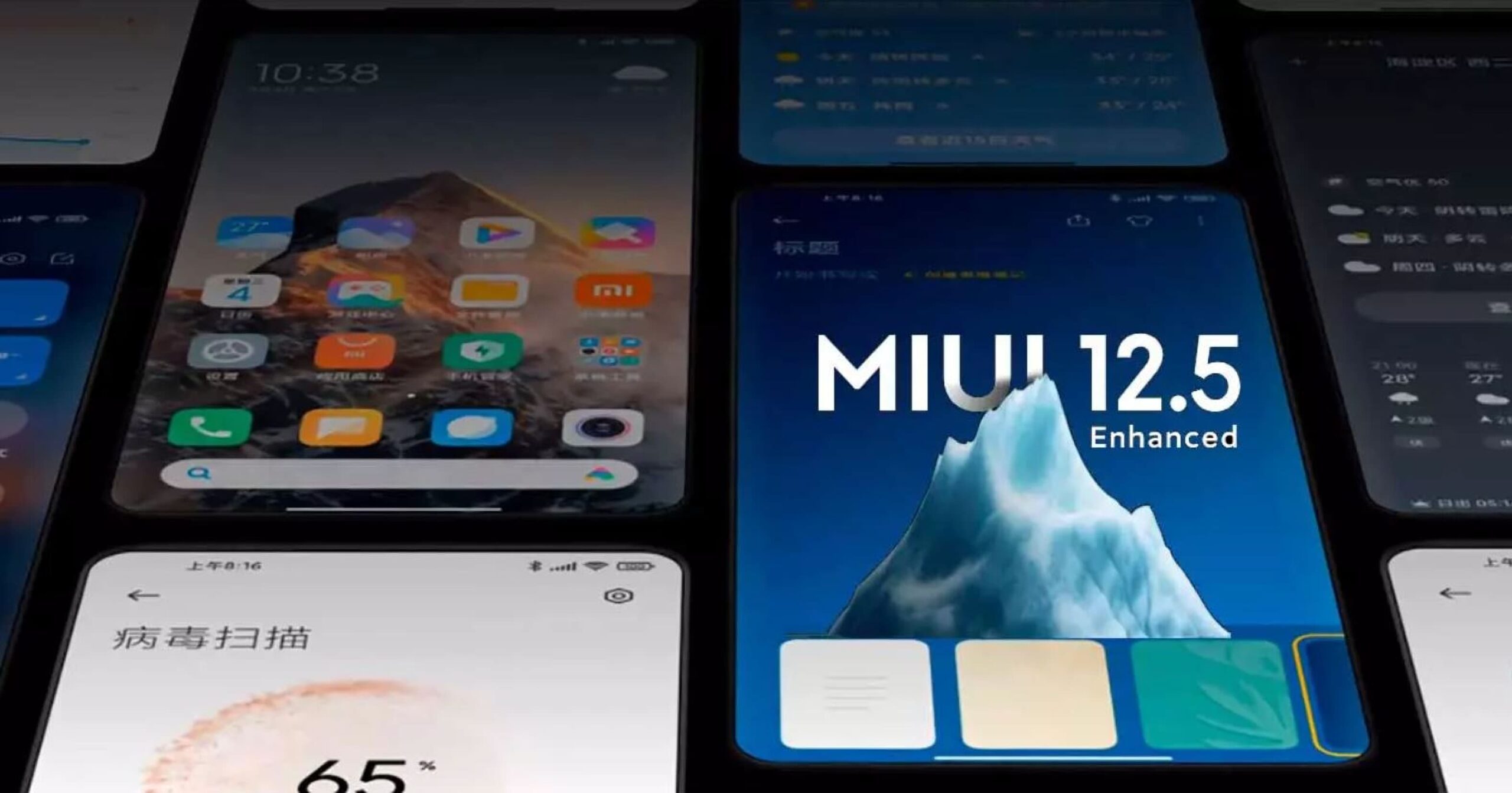 widget di MIUI 12.5