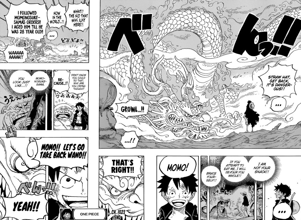 one piece 1024 spoiler yamato kaido flashback