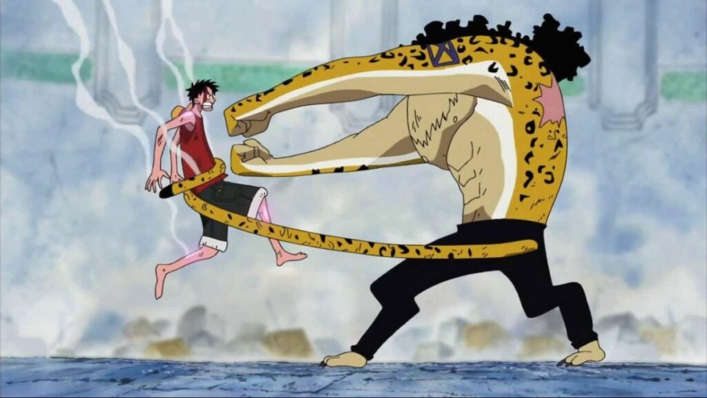 One Piece, Luffy contro Lucci