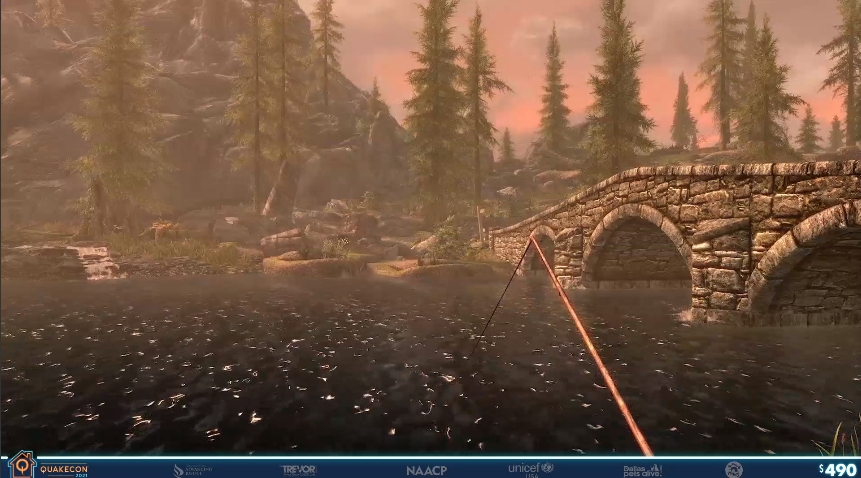 skyrim anniversary edition fishing