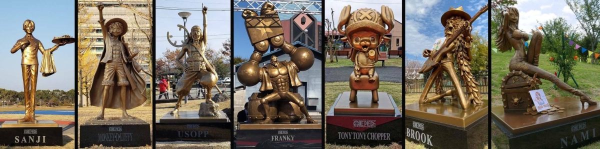 bronze statue one piece