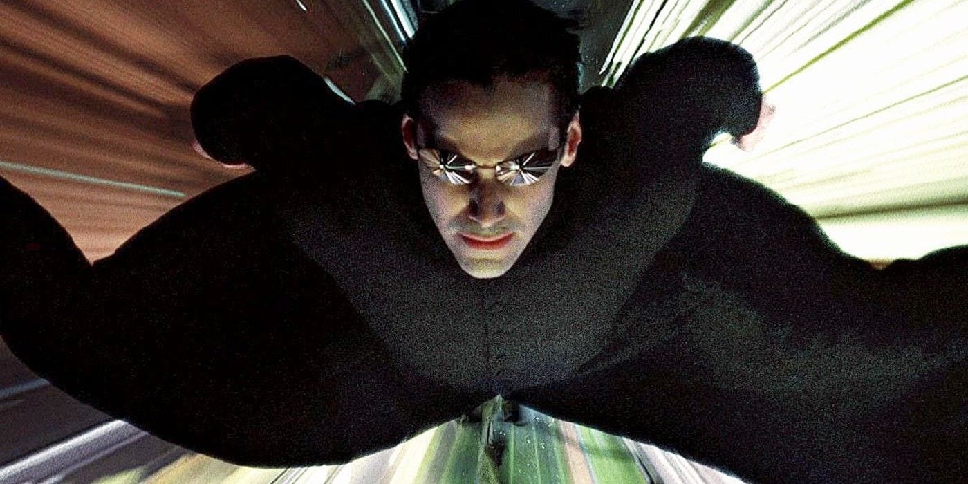 The Matrix Neo Flying