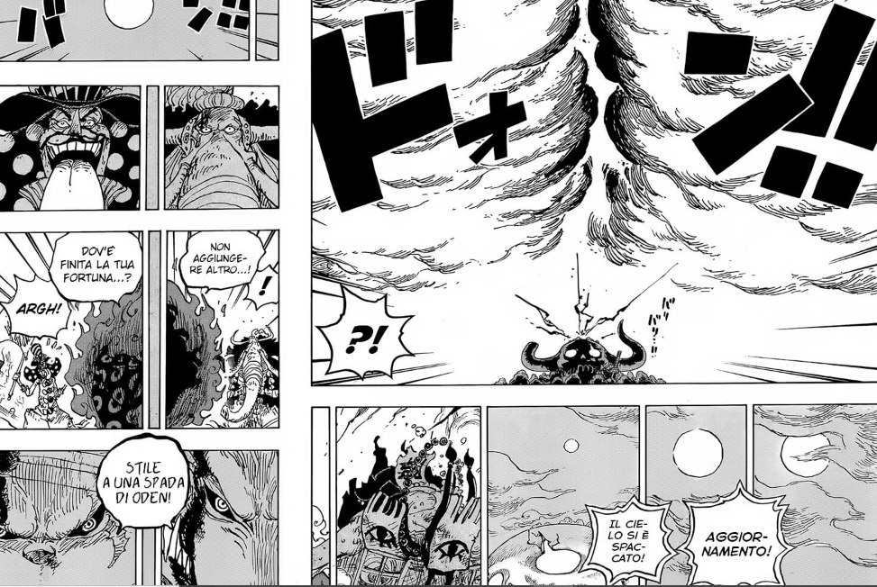 one piece 1026 luffy vs kaido roger vs barbabianca