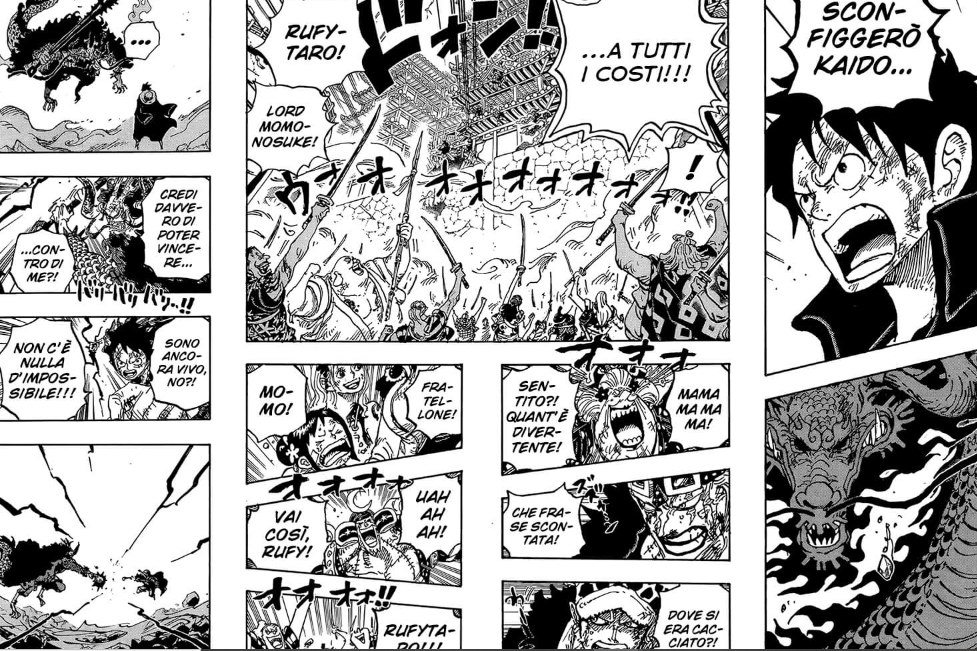 one piece 1026 luffy vs kaido roger vs barbabianca 3