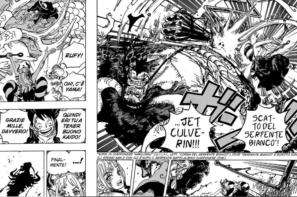 one piece 1026 spoiler yamato e luffy vs kaido