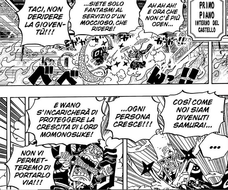 One Piece 1027, previsioni:  Raizo vs Fukurokuju