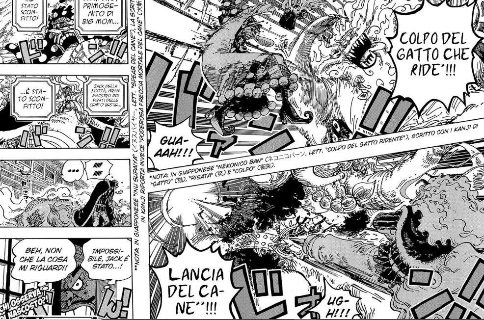 One Piece 1027, previsioni, Nekomamushi vs Perospero e Inuarashi vs Jack