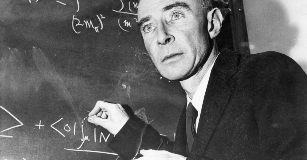 Il fisico americano Oppenheimer