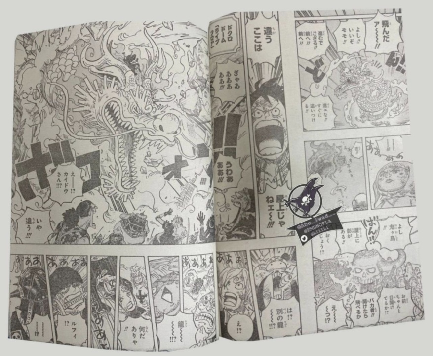 one piece 1025 spoiler yamato kaido momonosuke