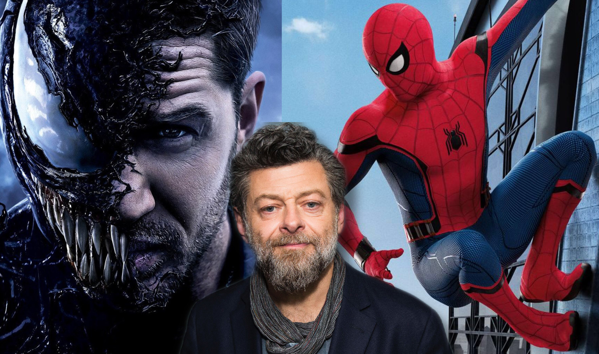 Venom di Tom Hardy, Andy Serkis e Spider-Man di Tom Holland