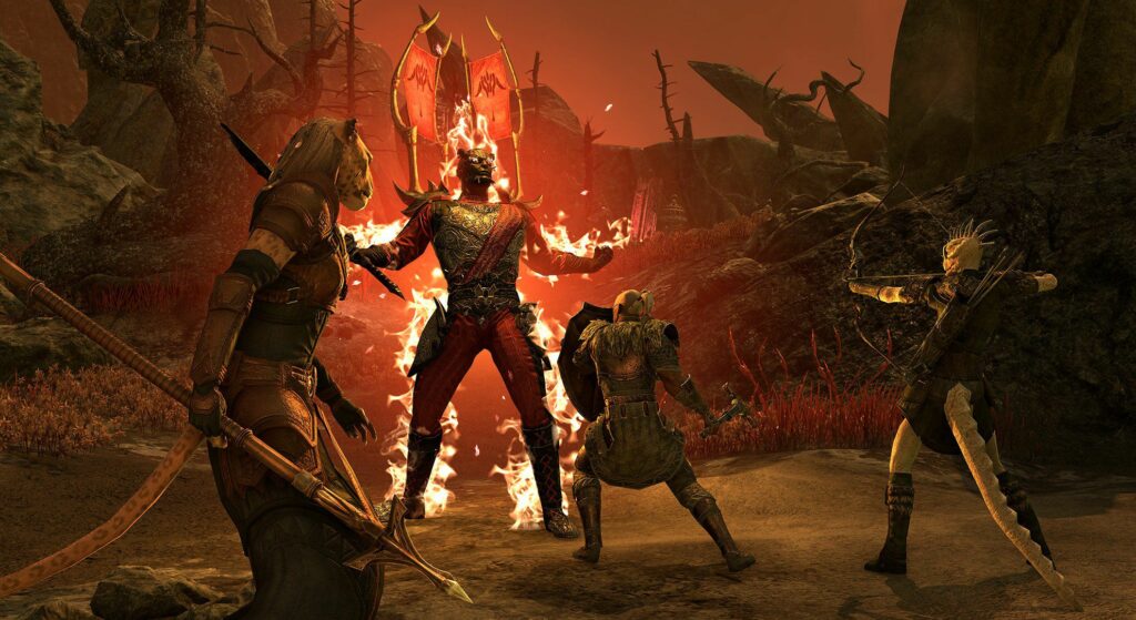 waking flame elder scrolls online 5