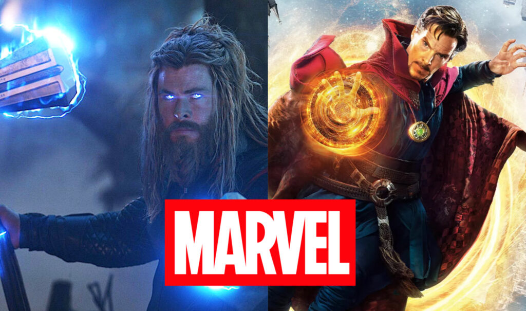 Thor, logo Marvel, Doctor Strange
