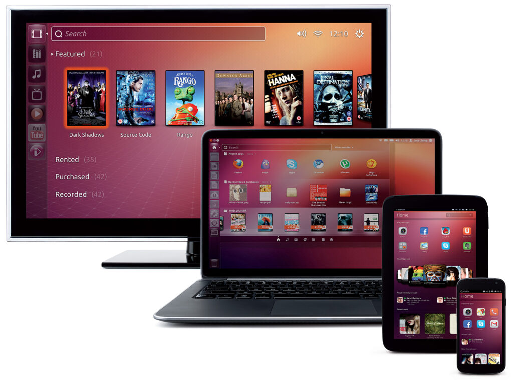 ubuntu tv pc smartphone tablet