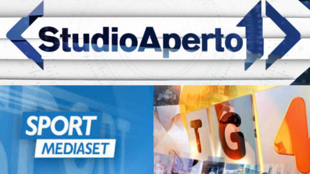 Mediaset StudioAperto TGCom24 SportMediaset TG4 chiudono