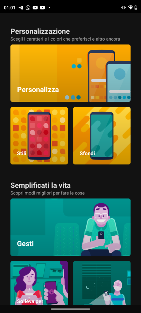 personalizzazioni motorola