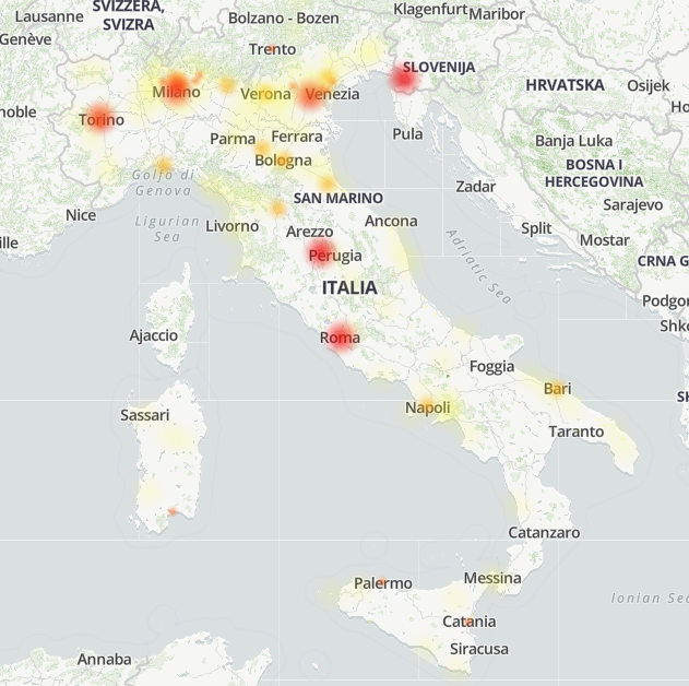 Iliad Down 10 Gennaio 2022