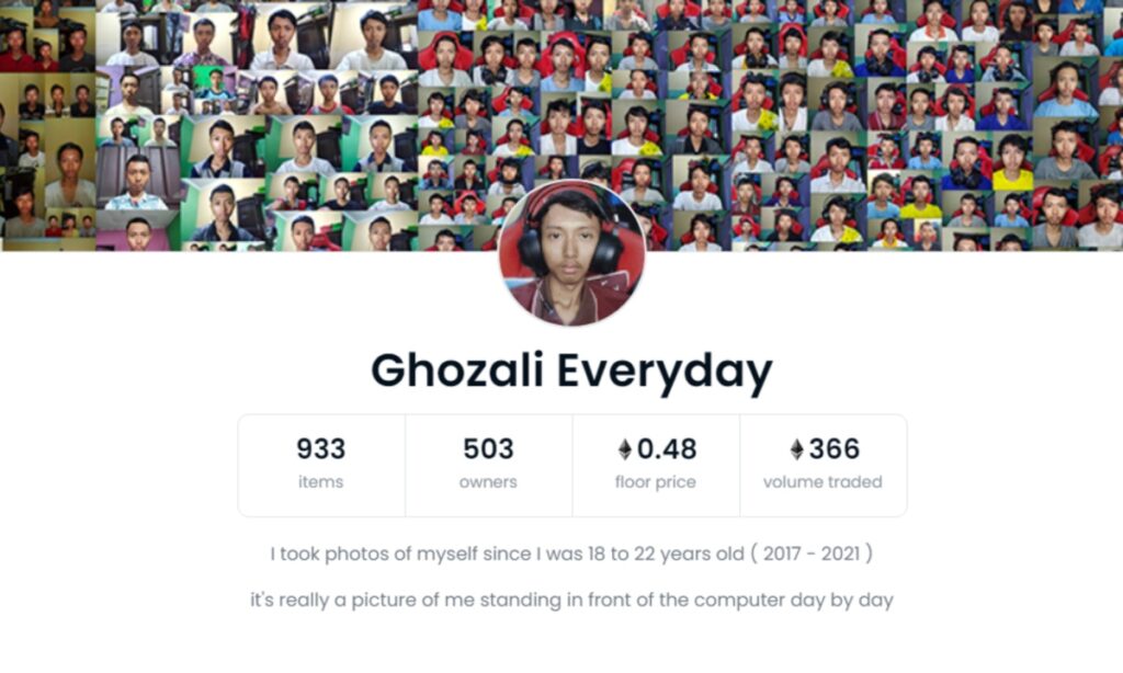 ghozali everyday homepage