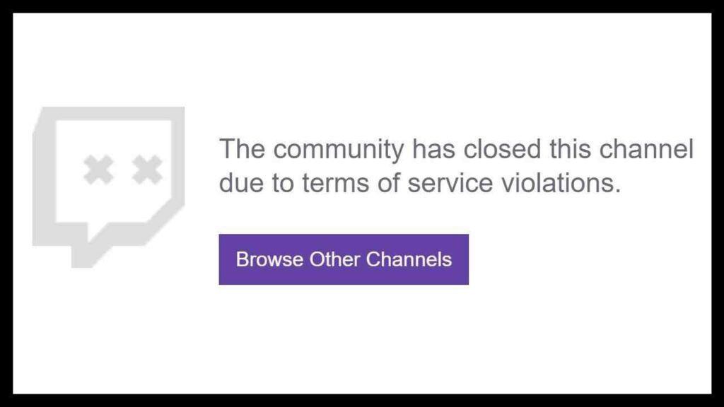 Twitch ban