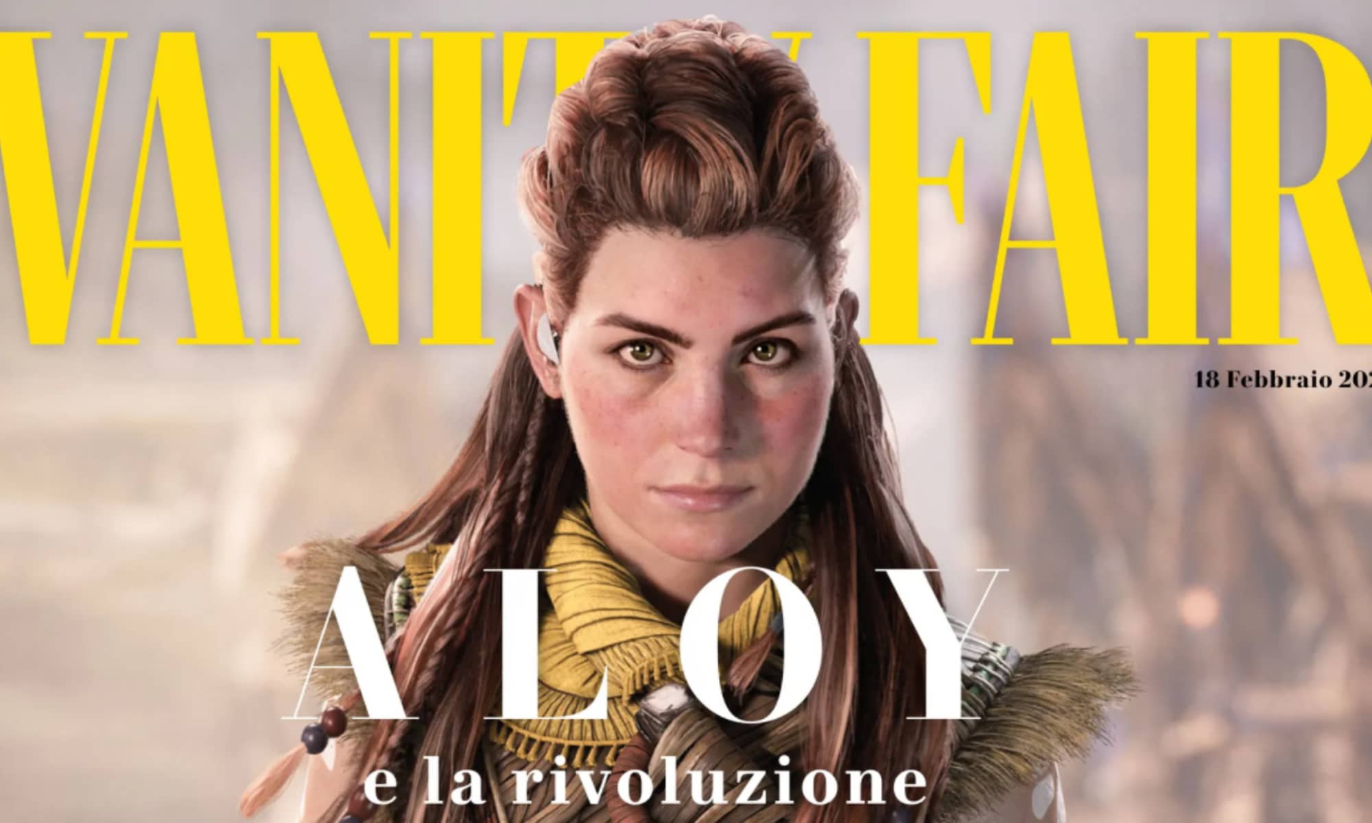 Horizon forbidden west aloy vanity fair copertina