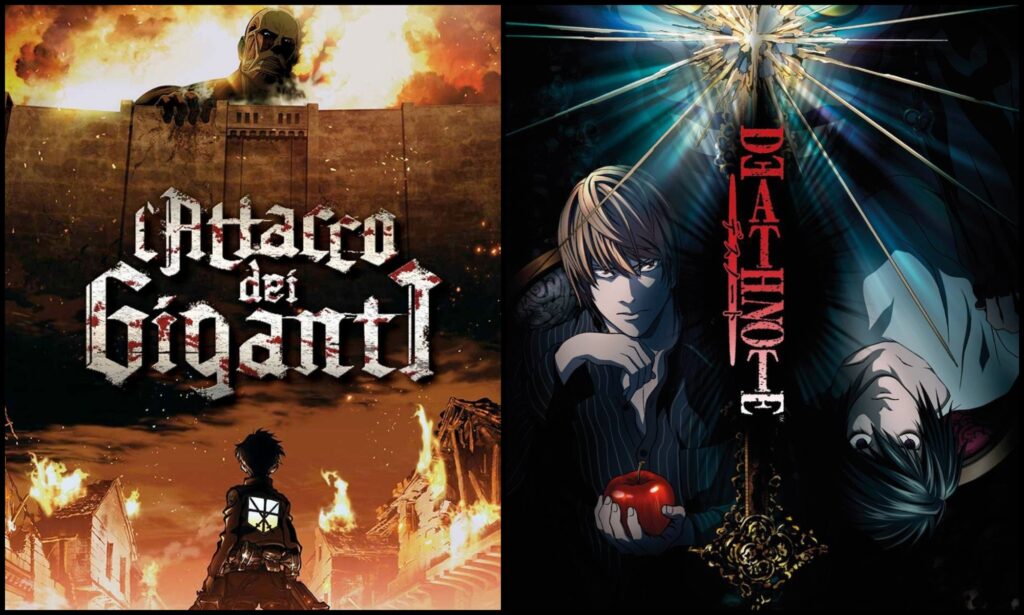 L'Attacco dei Giganti Death Note 