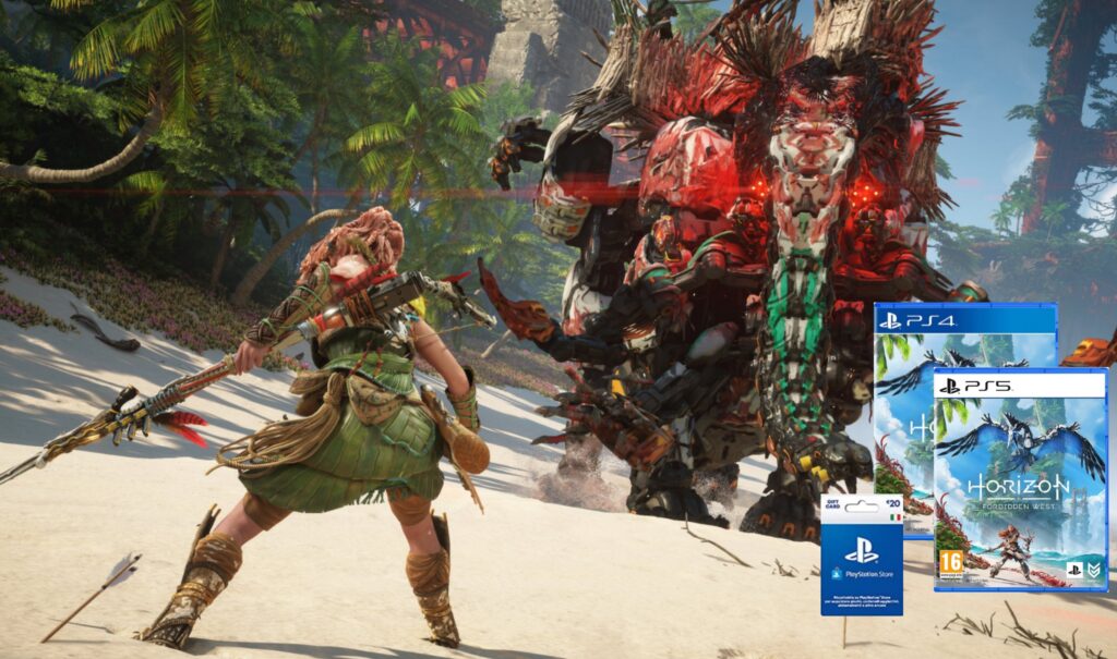 Horizon Forbidden West PSN card preordini