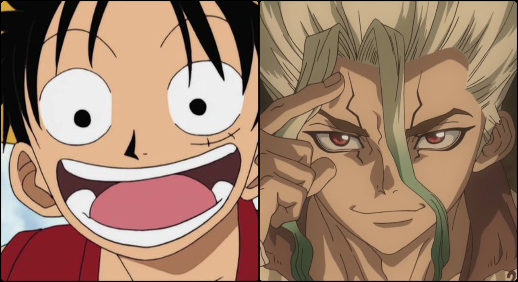 One Piece e Dr. Stone