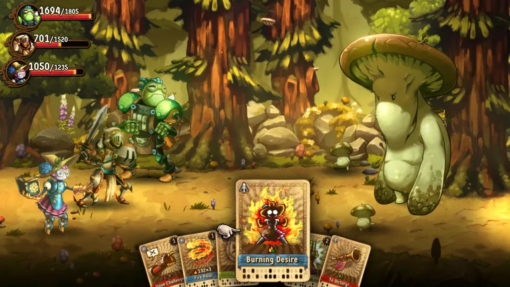 steamworld quest screenshot