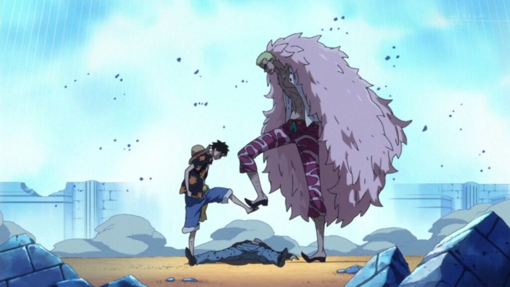 Rufy vs doflamingo