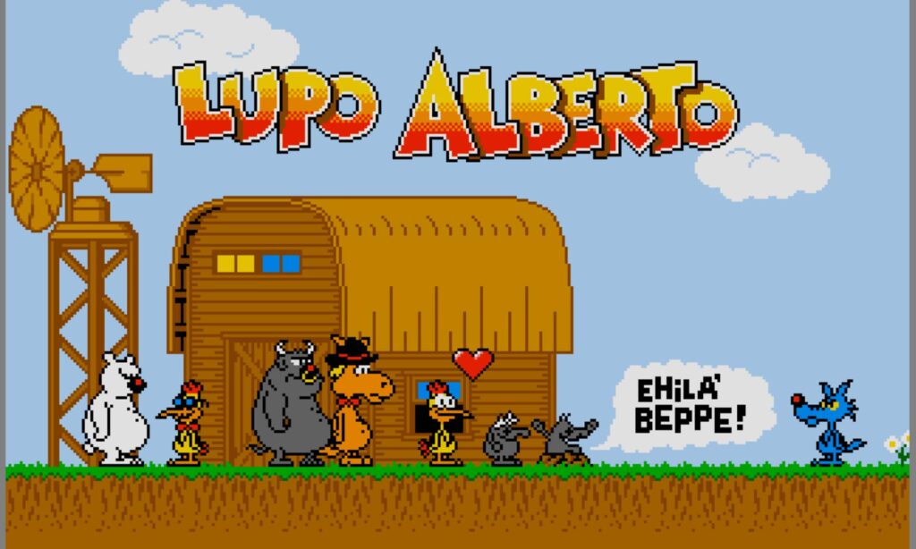 lupo alberto the videogame copertina