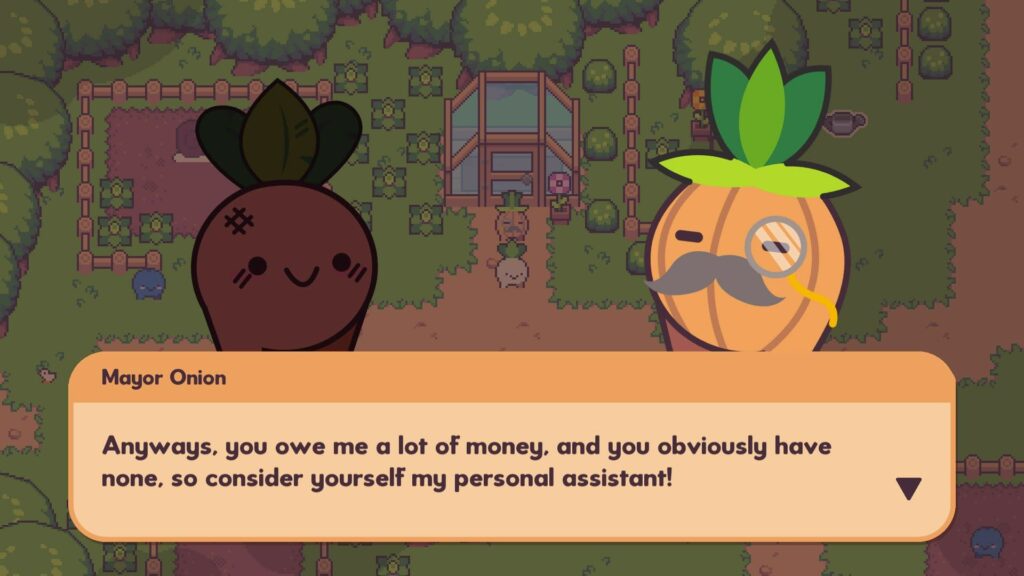 turnip boy commits tax evasion screenshot 2