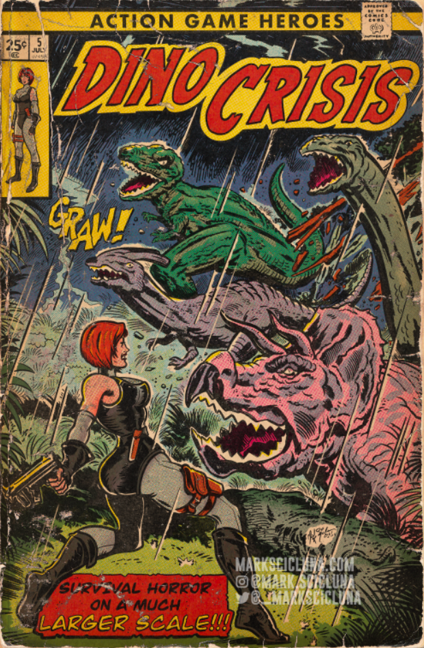 DINO CRISIS fumetti vintage