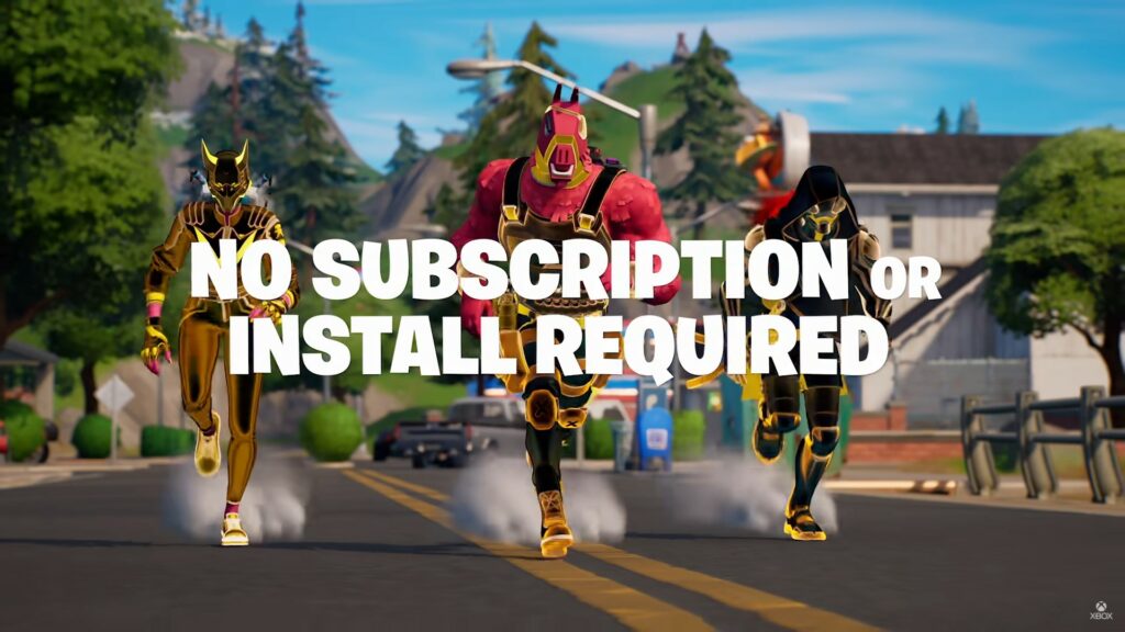 Fortnite è disponibile su Xbox Cloud SENZA GAMEPASS su iOS e Android 1 fortnite no abbonamento
