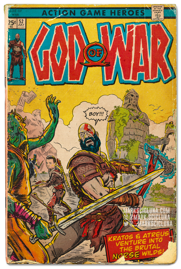 God Of War fumetti vintage