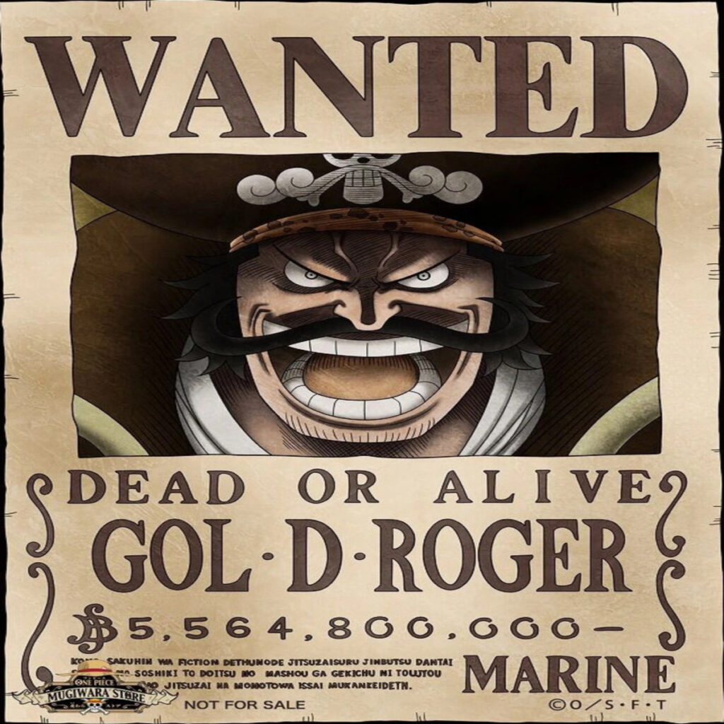 Gol D. Roger Wanted Poster 1
