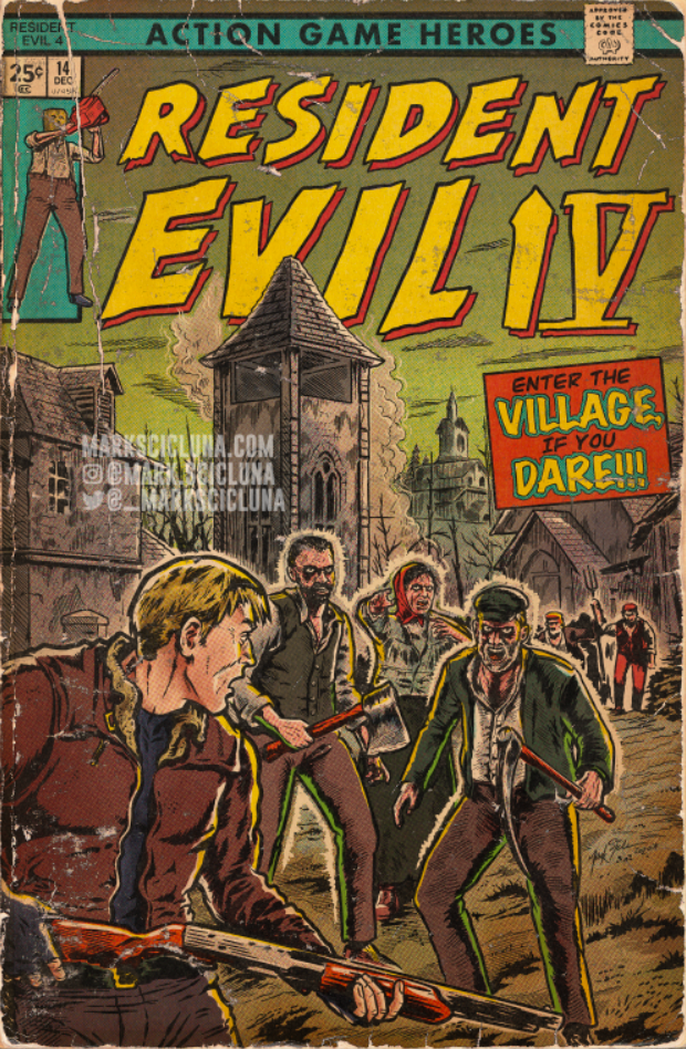 Resident evil 4 fumetti vintage