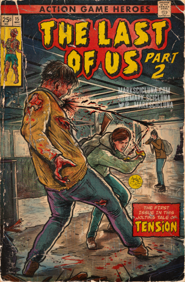 The last of us 2 fumetti vintage