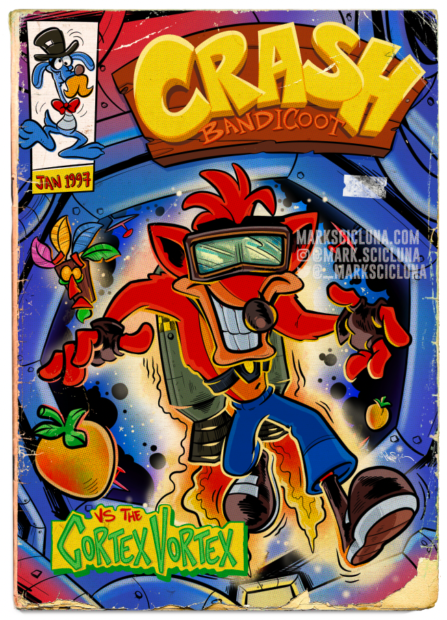 fumetti vintage crash bandicoot