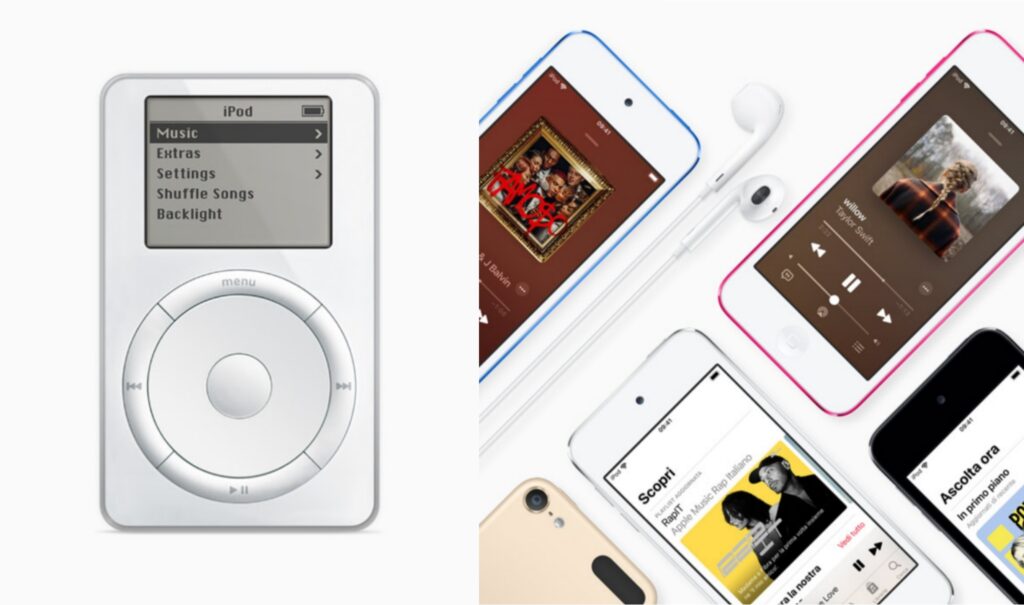 iPod Classic e iPod touch