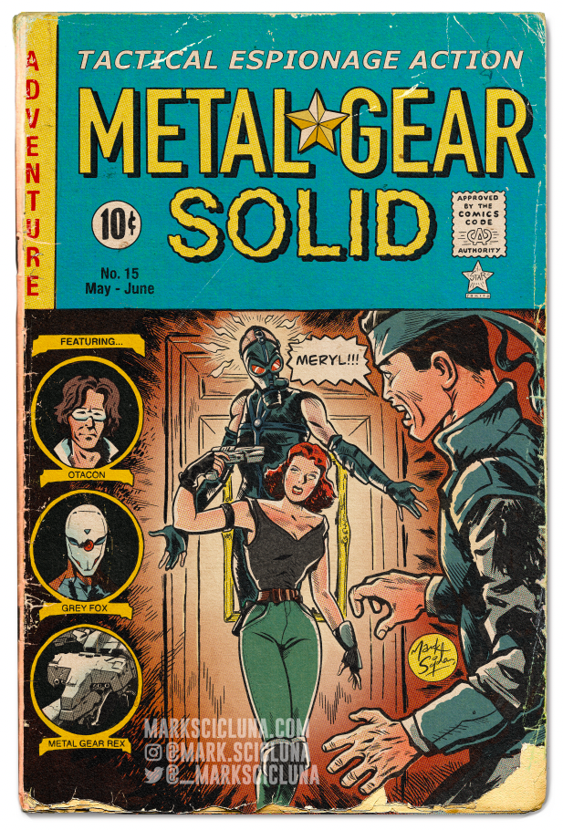 metal gear solid fumetti vintage