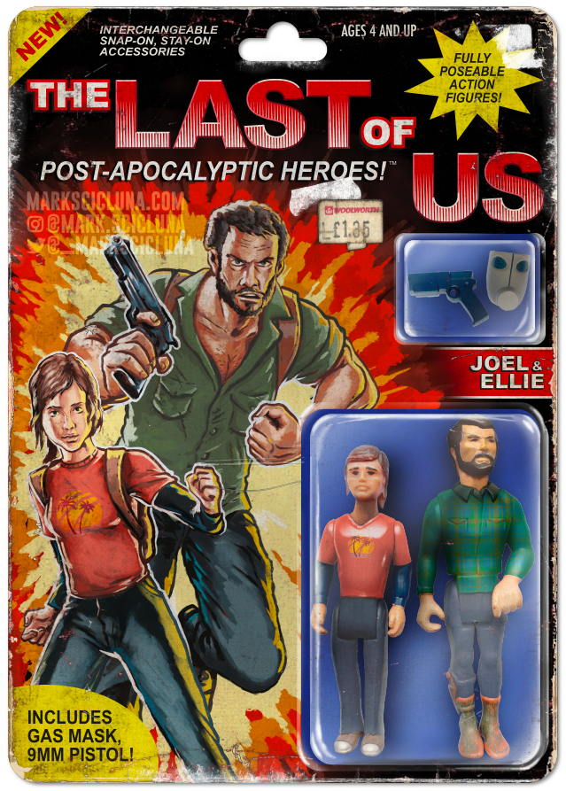 the last of us figures fumetti vintage