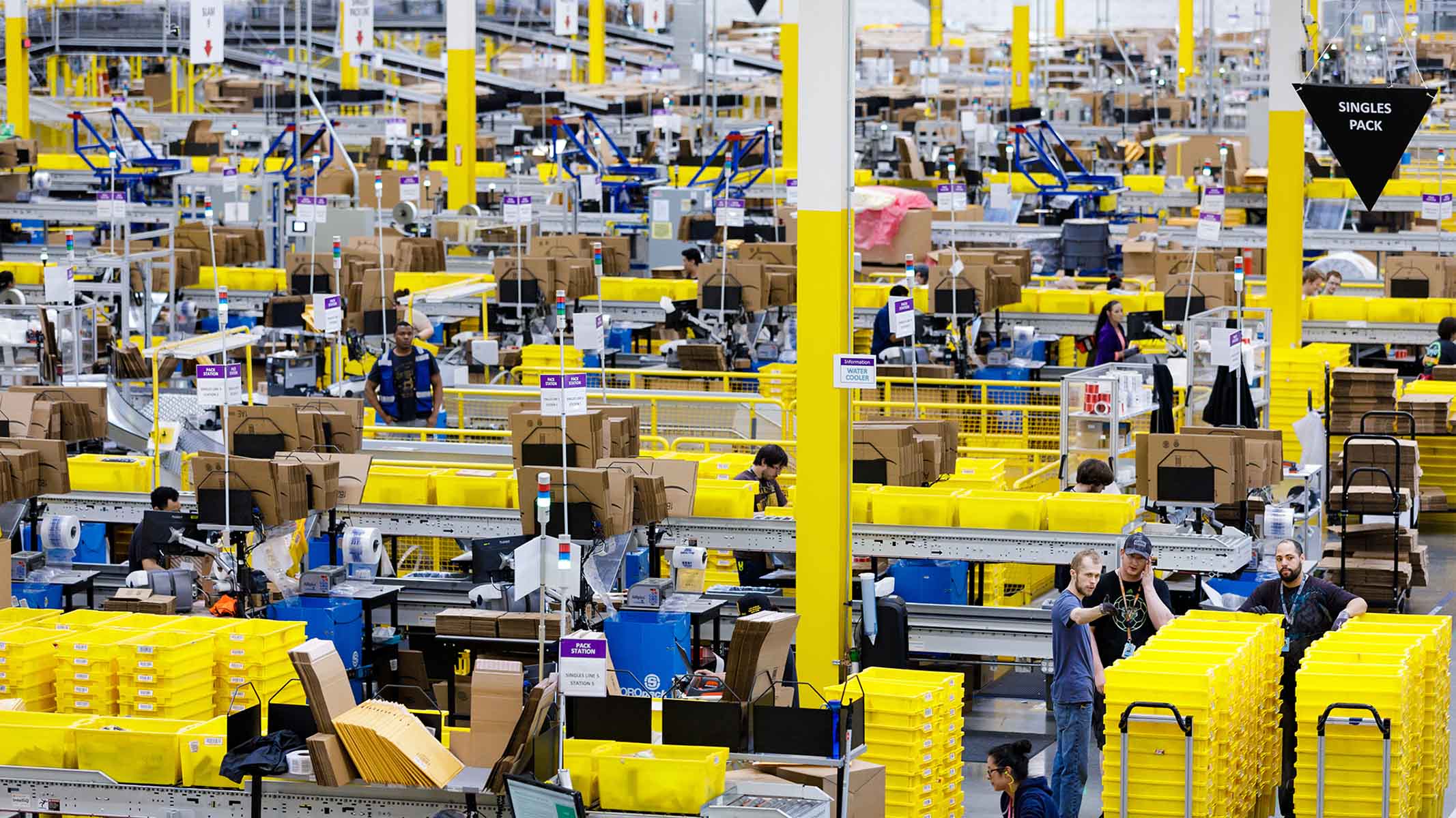 Amazon problema assunzione lavoratori