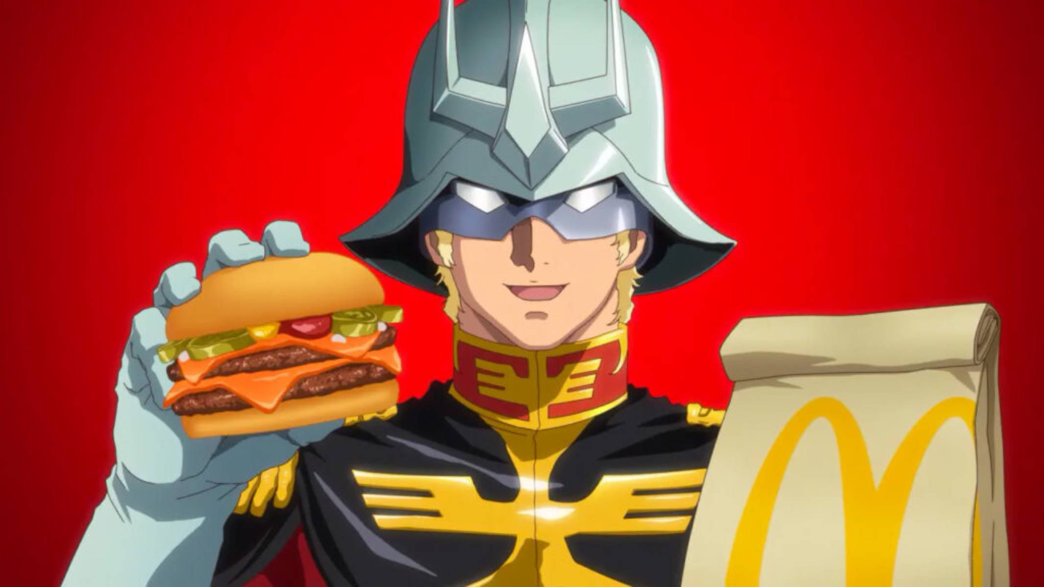 Char Aznable, Gundma . McDonald's