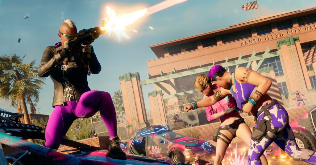 saints row shooting