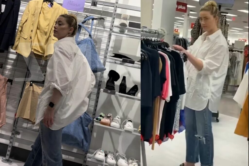 Broke Amber Heard was spotted shopping at TJ Maxx in the Hamptons