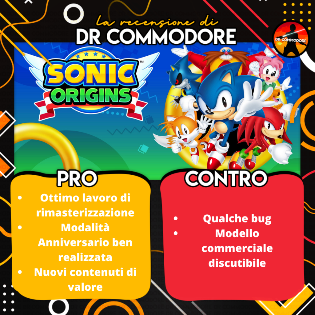 Sonic Origins Recensione DRC