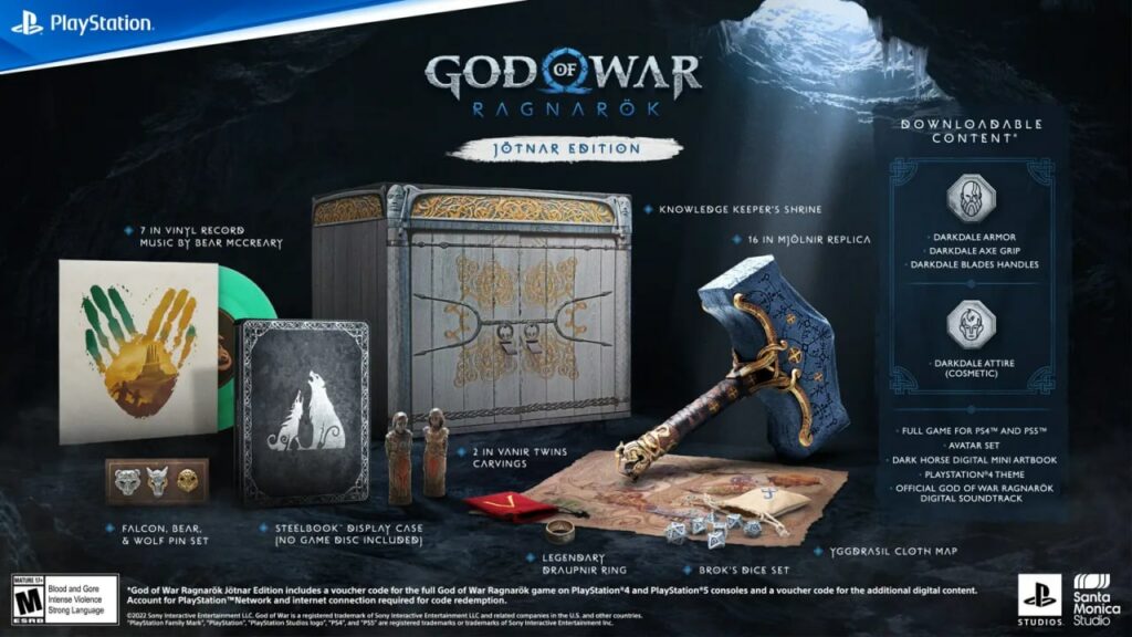 god of war ragnarok collectors