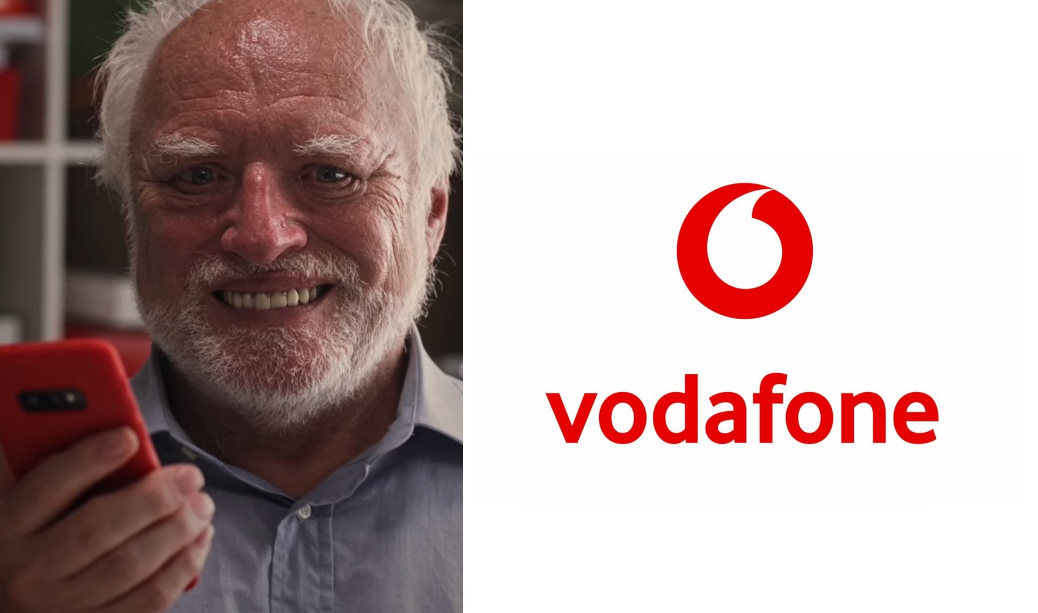 Hide the pain Harold Vodafone
